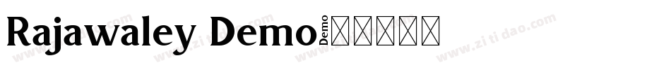 Rajawaley Demo字体转换